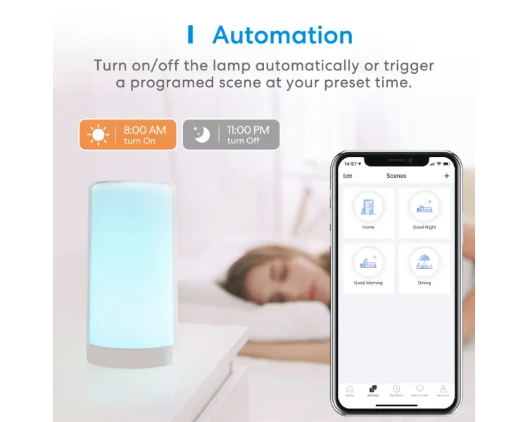 Meross MSL430HK(EU) Розумна настільна WiFi лампа Ambient Light