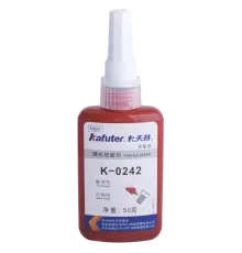 Kafuter K-0242 50ml Лак фіксатор різьби гвинтів синій
