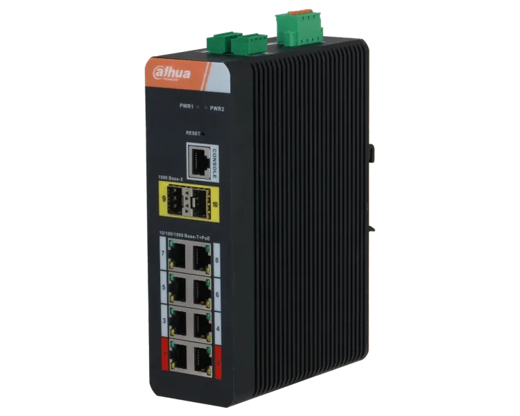 Dahua DH-IS4210-8GT-120 PoE Комутатор 10 портів керований