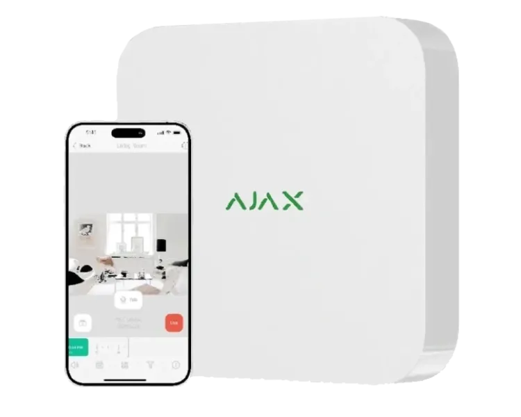 Ajax NVR (8ch) (8EU) white Відеореєстратор