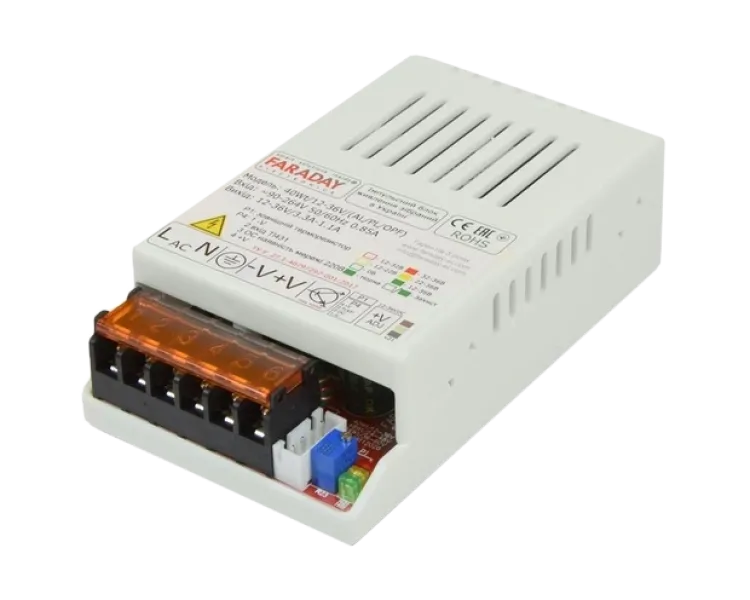 Faraday Electronics 40Wt/12-36V/PL 11.8-37.5В 3.4-1.4А Блок живлення