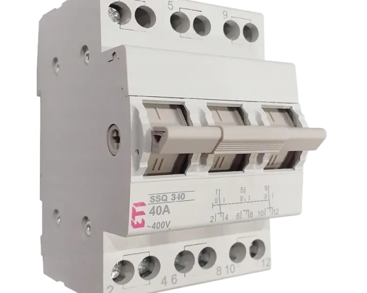 ЕТІ SSQ 340 "1-0-2", 3p 40A Перемикач навантаження