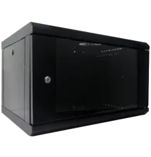 Hypernet WMNC-500-6U-FLAT-BLACK Шафа комутаційна настінна 6U 600x500