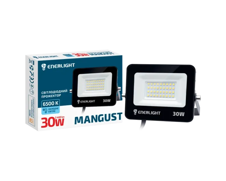 ENERLIGHT MANGUST Прожектор світлодіодний 30Вт 6500K