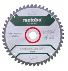 Metabo "precision cut wood - classic" (628061000) Пильний диск 254x30, Z48 WZ 5°neg.