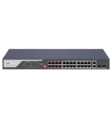Hikvision DS-3E0326P-E(C) PoE Комутатор 28 портів некерований