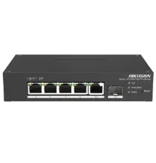 Hikvision DS-3T1306P-SI/HS PoE Комутатор 6 портів керований