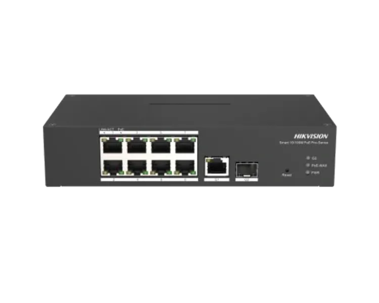 Hikvision DS-3T1310P-SI/HS PoE Комутатор 10 портів керований