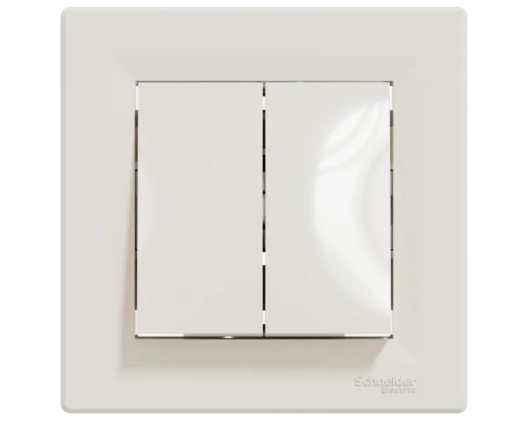 Schneider Electric Asfora EPH0300123 Вимикач двоклавішний самозатискний