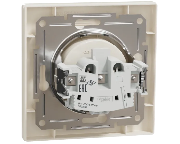 Schneider Electric Asfora EPH3000123 Розетка без заземлення