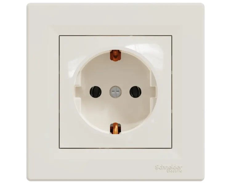 Schneider Electric Asfora EPH2900123 РОЗЕТКА З ЗАЗЕМЛЕННЯМ