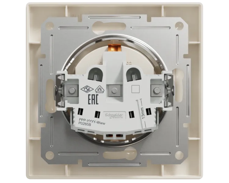 Schneider Electric Asfora EPH2900123 РОЗЕТКА З ЗАЗЕМЛЕННЯМ