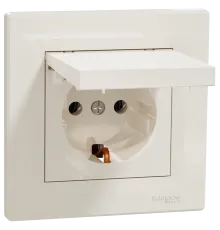 Schneider Electric Asfora EPH3100123 Розетка із кришкою, із заземленням