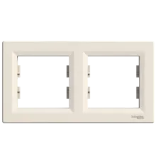 Schneider Electric Asfora EPH5800223 РАМКА ДВОМІСНА ГОРИЗОНТАЛЬНА