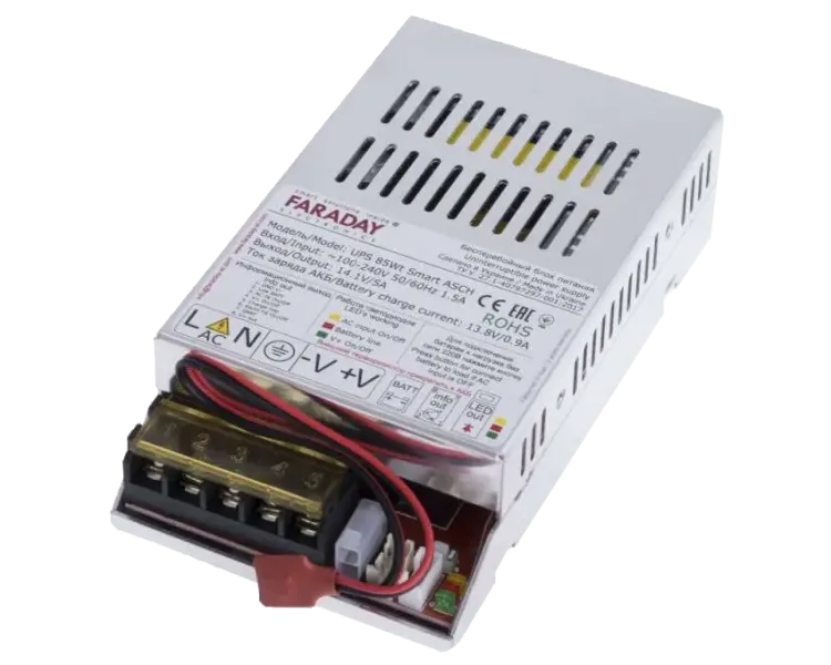 Faraday Electronics 85W UPS Smart ASCH ALU Безперебійний блок живлення 12-18 А●год