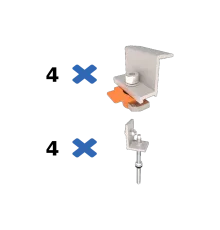 MetalTile I до металочерепиці Комплект кріплень Kripter