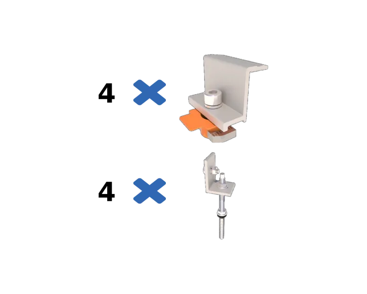 MetalTile I до металочерепиці Комплект кріплень Kripter