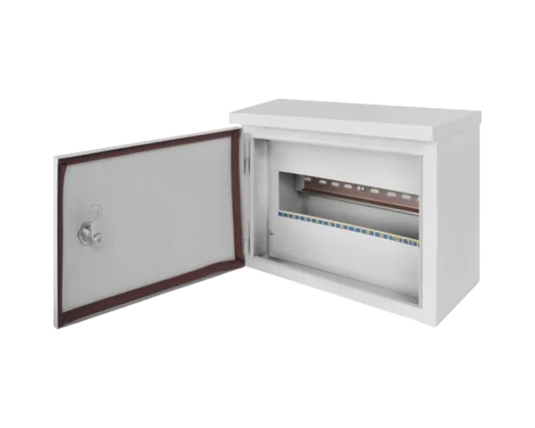 E.NEXT e.mbox.stand.n.12.z Шафа металева, під 12мод., герметична IP54, навісна, з замком