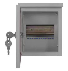 E.NEXT e.mbox.stand.n.06.z Шафа металева, під 6мод., герметична IP54, навісна, з замком