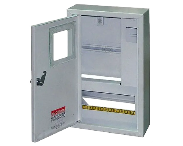 E.NEXT e.mbox.stand.n.f3.12.z Шафа металева, під 3-ф. лічильник, 12 мод., навісна, з замком