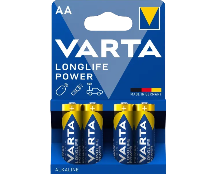 AA VARTA HIGH ENERGY/LONGLIFE POWER BLI 4 ALKALINE Батарейка