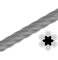 3 мм 6х7+1FC цб бухта 200м Трос