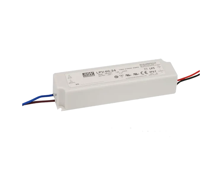 Mean Well LPV-60-24 Rohs AC/DC 24В 2.5А Блок живлення