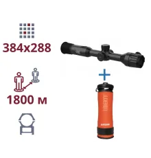 AGM Adder TS35-384 + LifeSaver Liberty Orange Акція тепловізор та портативний очісник води