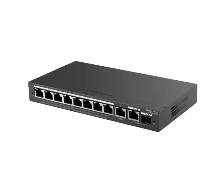 Ruijie RG-ES210GS-P PoE Комутатор 10 портів керований
