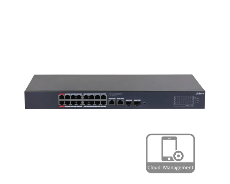 Dahua DH-CS4220-16GT-190 PoE Комутатор 20 портів керований