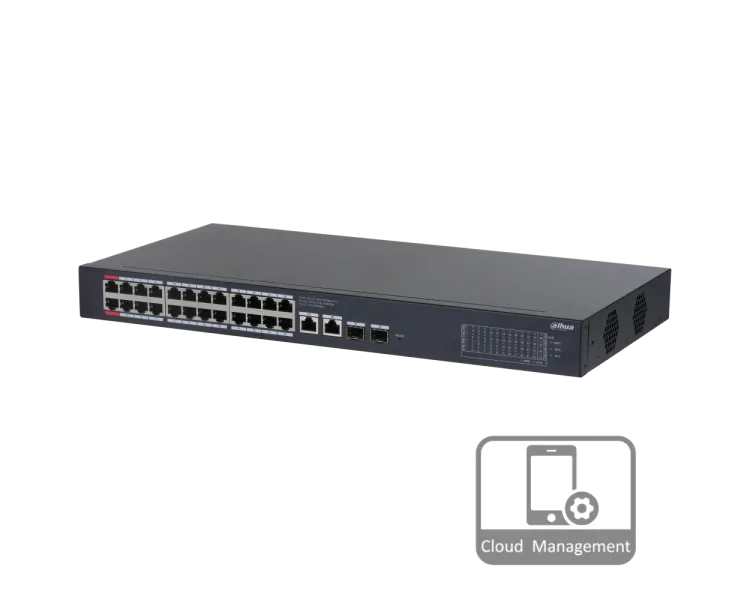Dahua DH-CS4228-24GT-240 PoE Комутатор 26 портів керований