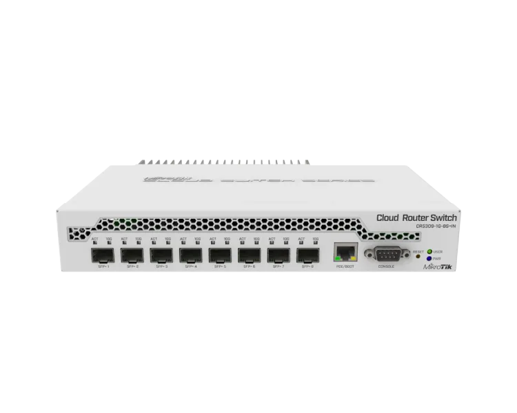 MikroTik CRS309-1G-8S+IN 10G SFP+ Комутатор 8 портів керований