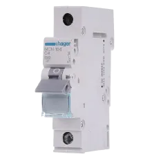 Hager MCN104 Автоматичний вимикач 1P 6kA C-4A 1M