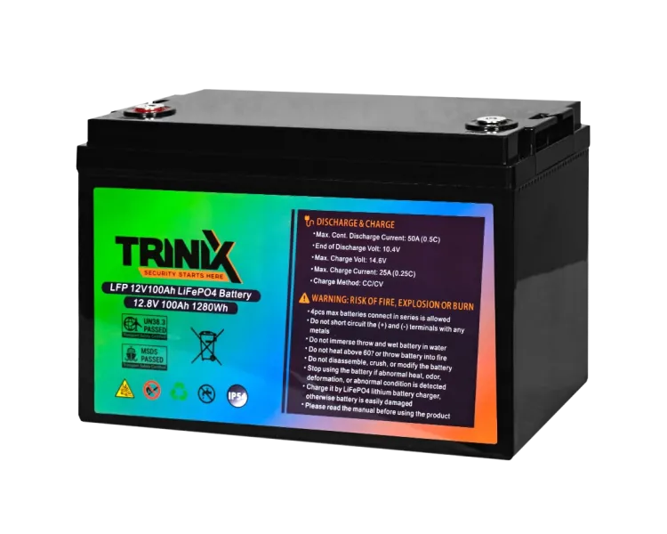 TRINIX LiFePo4 100 Ah 12V Акумуляторна батарея
