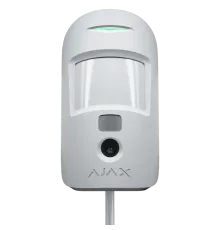 Дротовий сповіщувач руху з камерою Ajax Superior MotionCam (PhOD) white Fibra