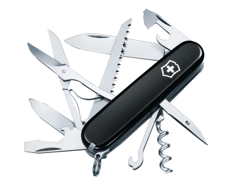 Victorinox Swiss Army Huntsman 1.3713.3 Ніж чорний