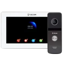 BCOM BD-770FHD/T White Kit Комплект відеодомофона