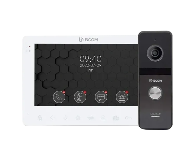 BCOM BD-780FHD White Kit Комплект відеодомофона