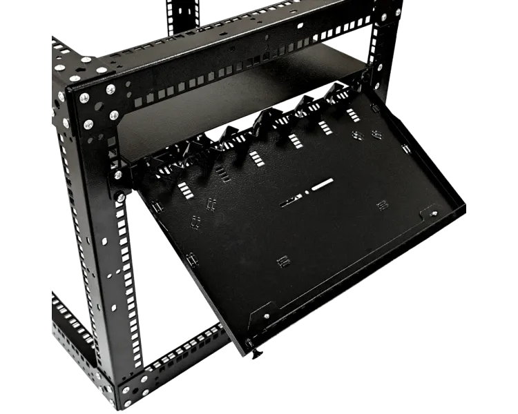 Cube 19" 9U CMS (UA-OFLC955W2.0-BK) Стійка-кронштейн