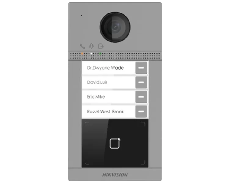 DS-KV8413-WME1(C)/Flush/Europe BV Виклична панель з Wi-Fi