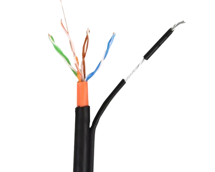 GoldMine GM UTP 4*2*0.5-CU PVC PE MT кат.5е Кабель (UTP мідь зовнішній з тросом, що несе) бухта 305м