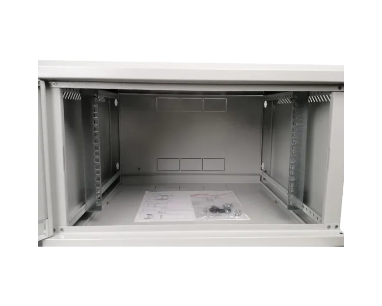 EServer 6U 600х500х370 скло, сіра Шафа