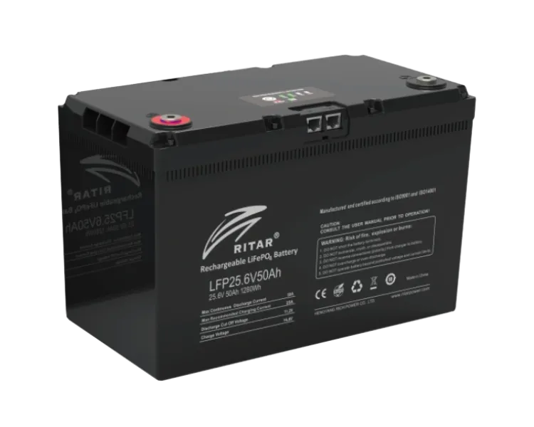 Ritar LFP25.6V50AH G3 з системою підігріву та bluetooth Акумуляторна батарея