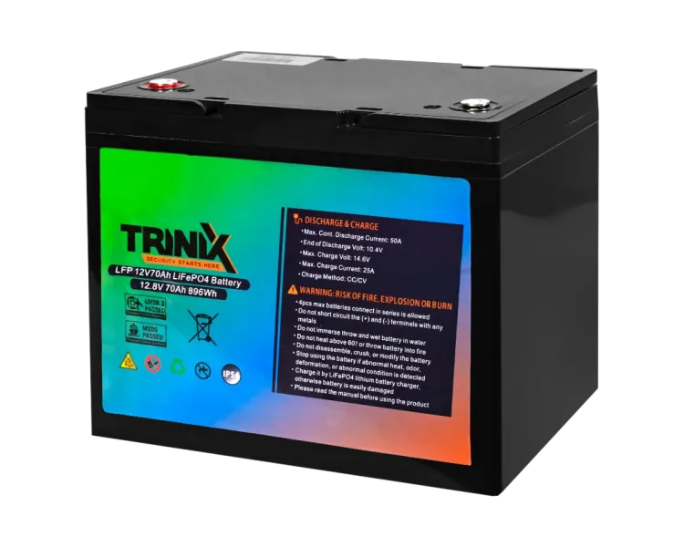 TRINIX LFP 12V70Ah LiFePo4 Акумуляторна батарея
