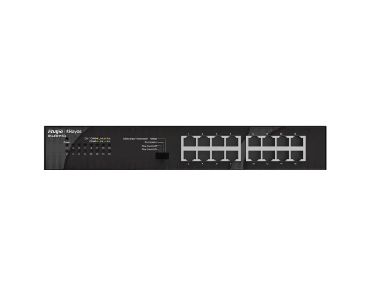 Ruijie Reyee RG-ES116G 1000М Комутатор 16 портів некерований