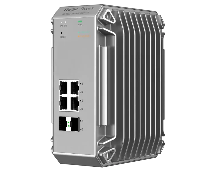 Ruijie RG-NIS3100-4GT2SFP-HP IP40 Комутатор 6 портів керований