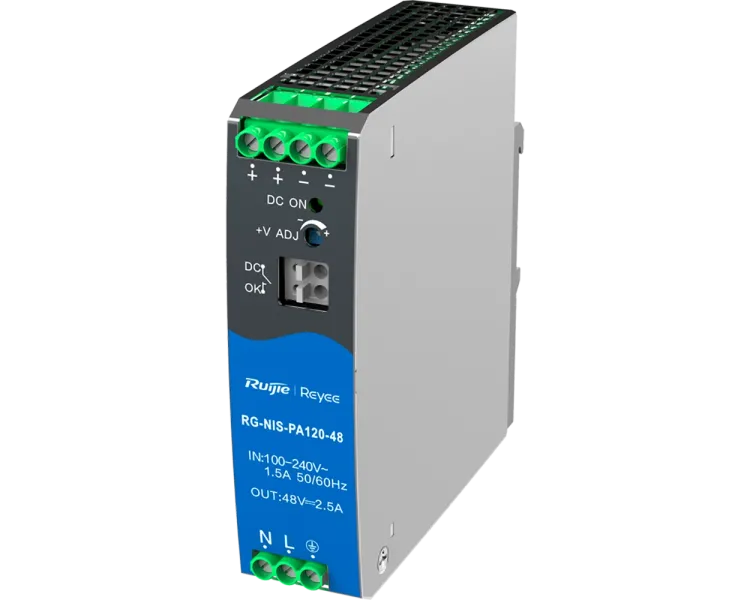 Ruijie RG-NIS-PA120-48 Джерело живлення AC/DC 120 Вт на DIN-рейку