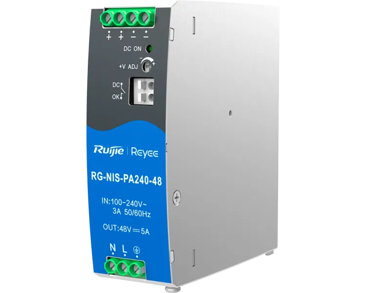 Ruijie RG-NIS-PA240-48 Джерело живлення AC/DC 240 Вт на DIN-рейку