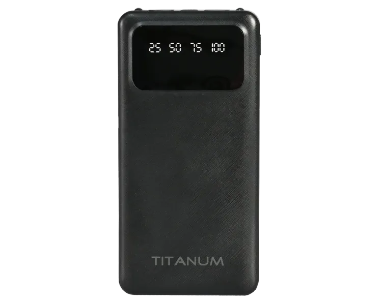 TITANUM OL21 Black 10000mAh Повербанк