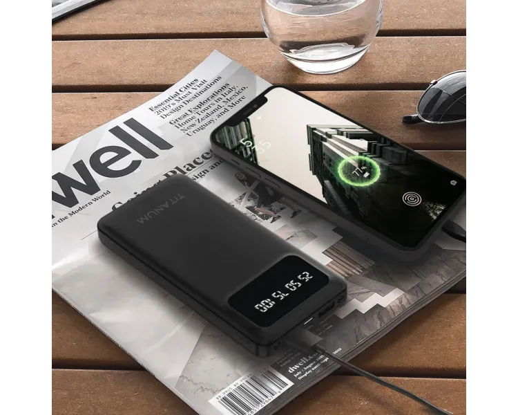 TITANUM OL21 Black 10000mAh Повербанк